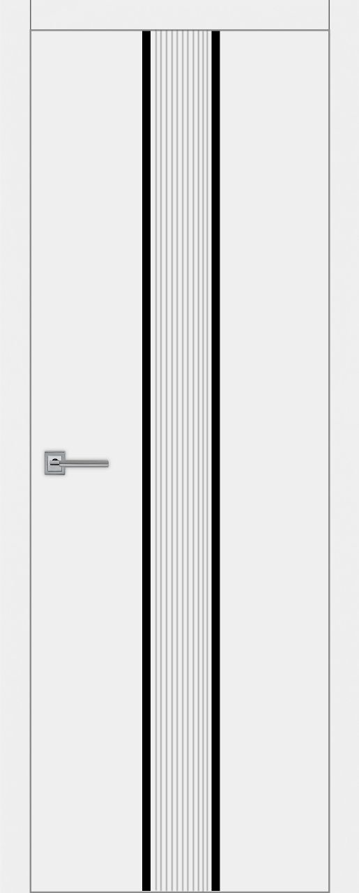 Carda Межкомнатная дверь R-7 черный молдинг вертикальный, арт. 24574 - фото №1