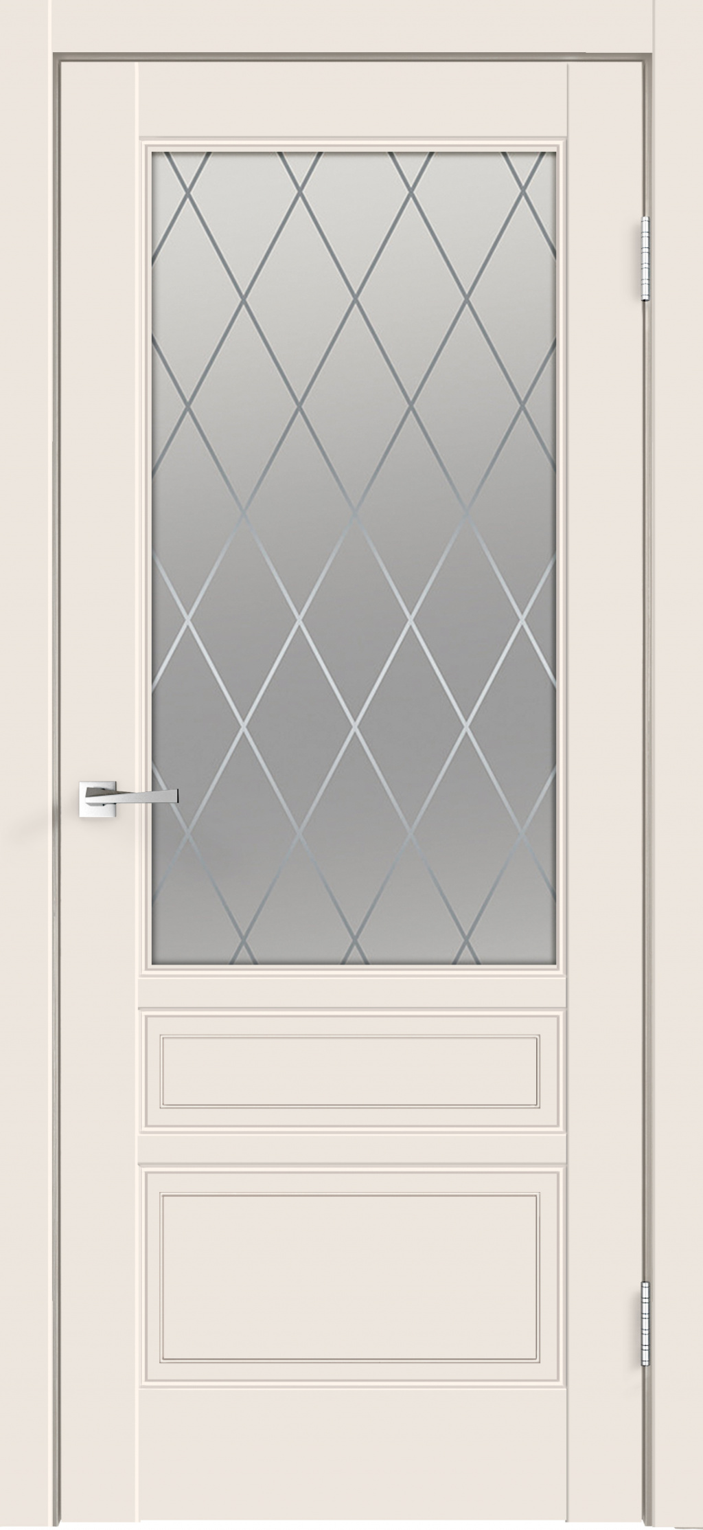 VellDoris Межкомнатная дверь Scandi 3V Ромбы, арт. 6913 - фото №1