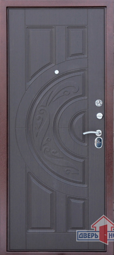 Тайгер Входная дверь Тайгер Трио медь, арт. 0001146 - фото №1